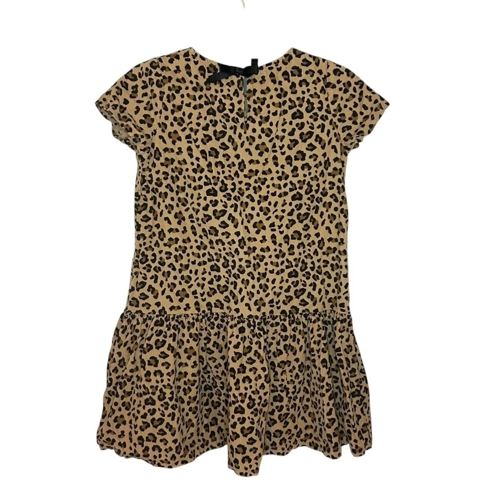 Carter’s Leopard Print Dress Girls Size 14 Tan Black